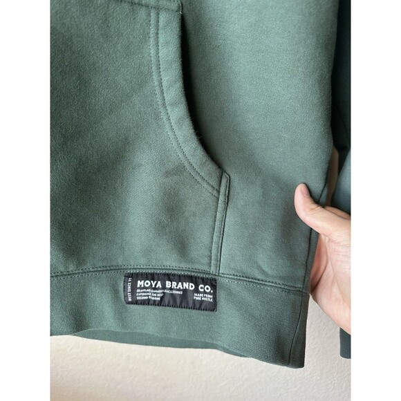 Moya Brand Co Grappling MMA Pullover Hoodie Sweater Men’s Size Medium Green - Picture 3 of 12